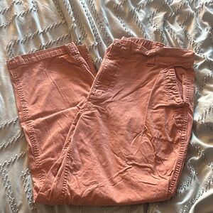 Old Navy High-Rise Chino Pants in Coral